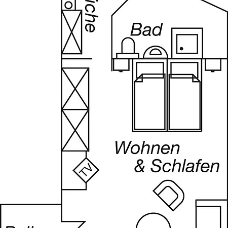 Objekt-nr 142 - - Kaiserallee Apartamento *